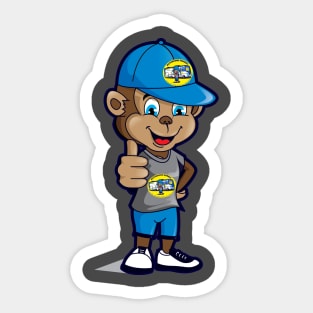 MotorHome Monkey Sticker